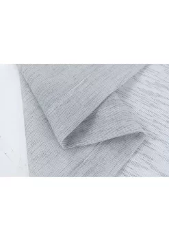 Dainty Home Sarah Linen Look Chenille Embroidered Stripes Light Filtering Window Panel Pair -Dainty Home Discount Store Belk 497