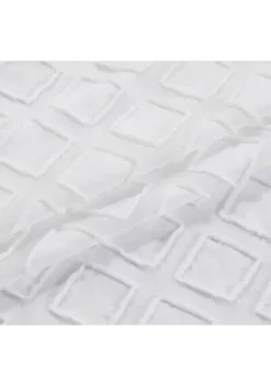 Dainty Home Katie Geometric Chenille Embroidered Linen Look Light Filtering Panel Pair -Dainty Home Discount Store Belk 533