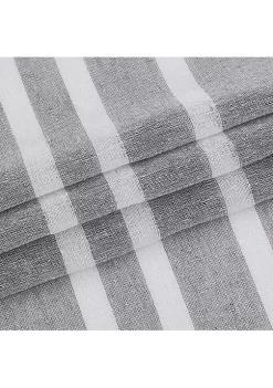 Dainty Home Naples Linen Look Striped Light Filtering Window Panel Pair -Dainty Home Discount Store Belk 585