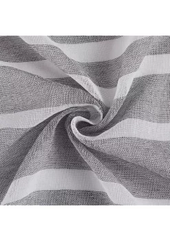 Dainty Home Naples Linen Look Striped Light Filtering Window Panel Pair -Dainty Home Discount Store Belk 586