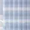 Dainty Home Chelsea Linen Striped Shower Curtain