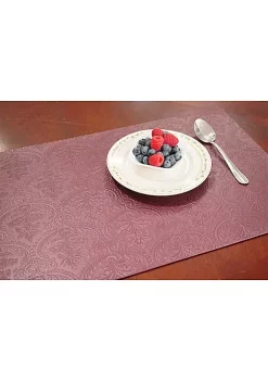 Dainty Home Venecia Faux Leather with Suede Backing Placemats-Set of 4 -Dainty Home Discount Store Belk 673