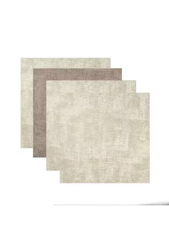 Dainty Home Amalfi Faux Leather Look Outdoor Dining Set Textured 2 Colored Reversible 15" x 15" Square Placemats Set of 4 -Dainty Home Discount Store Belk 679