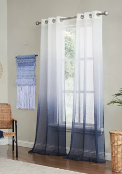 Dainty Home Shadow Ombre Linen Look Light Filtering Window Panel Pair -Dainty Home Discount Store Belk 68