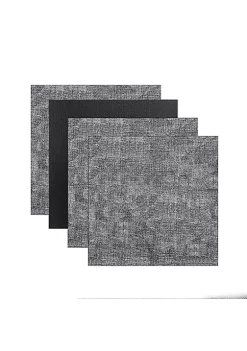 Dainty Home Amalfi Faux Leather Look Outdoor Dining Set Textured 2 Colored Reversible 15" x 15" Square Placemats Set of 4 -Dainty Home Discount Store Belk 680