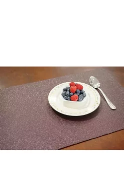 Dainty Home Pebble Faux Leather with Suede Backing Placemats- Set of 4 -Dainty Home Discount Store Belk 730