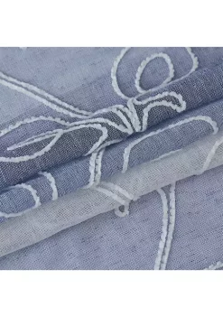 Dainty Home Silvia Embroidered Linen Shower Curtain -Dainty Home Discount Store Belk 769