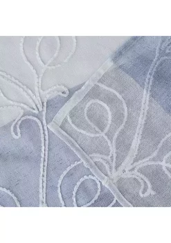 Dainty Home Silvia Embroidered Linen Shower Curtain -Dainty Home Discount Store Belk 771