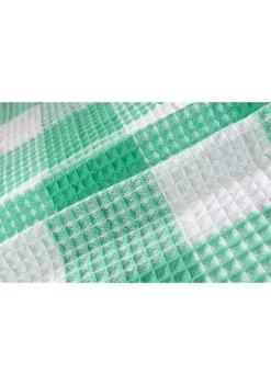 Dainty Home Imperial Checkered Cotton Textured Waffle Shower Curtain -Dainty Home Discount Store Belk 787