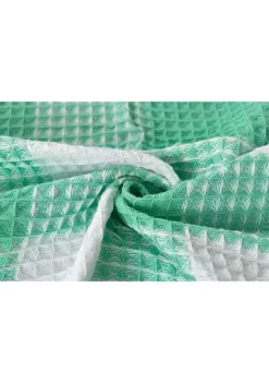 Dainty Home Imperial Checkered Cotton Textured Waffle Shower Curtain -Dainty Home Discount Store Belk 788