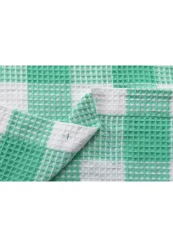 Dainty Home Imperial Checkered Cotton Textured Waffle Shower Curtain -Dainty Home Discount Store Belk 790