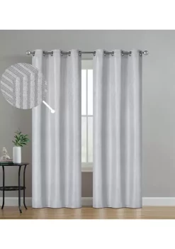 Dainty Home Monte Carlo Embossed Trellis Room Darkening Window Panel Pair -Dainty Home Discount Store Belk 806