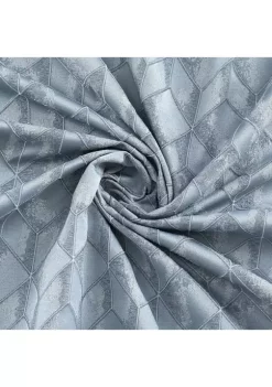 Dainty Home Topaz Heavily Embossed Geometric Design Room Darkening Window Panel Pair -Dainty Home Discount Store Belk 827