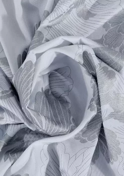 Dainty Home Flower Burst Metallic Shower Curtain in Silver -Dainty Home Discount Store Belk 854