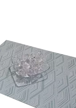 Dainty Home Diamond Woven Textilene Crossweave With Diamond Woven Design Reversible 13" x 19" Rectangular Placemat Set of 6 10 Dainty Home Diamond Woven Textilene Crossweave With Diamond Woven Design Reversible 13" x 19" Rectangular Placemat Set of 6 -Dainty Home Discount Store Belk 860