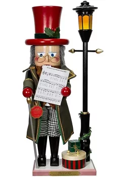Steinbach (#ES3014) Musical Caroler Nutcracker, 21.3" -Dainty Home Discount Store Belk 897
