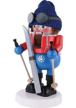 Steinbach German Handmade Nutcracker Gnome Skier, 13" 6 Steinbach German Handmade Nutcracker Gnome Skier, 13" -Dainty Home Discount Store Belk 905