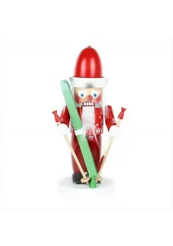 Steinbach (S1415) Chubby Skiing Santa, 12.6" -Dainty Home Discount Store Belk 919