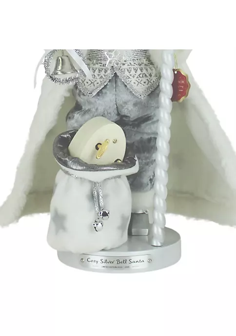 Steinbach Limited Edition Musical Big Nutcracker, Cozy Silver Bell Santa, 23" 3 Steinbach Limited Edition Musical Big Nutcracker, Cozy Silver Bell Santa, 23" - Image 3