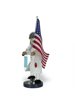 Steinbach (#SN21BN2056) Big Nutcracker Coll. Patriot COVID-19 Fighter Nutcracker -Dainty Home Discount Store Belk 945