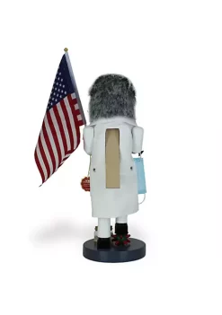 Steinbach (#SN21BN2056) Big Nutcracker Coll. Patriot COVID-19 Fighter Nutcracker -Dainty Home Discount Store Belk 946