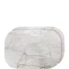 Dainty Home Marble Cork Foil Design Oval Set of 2 Placemats