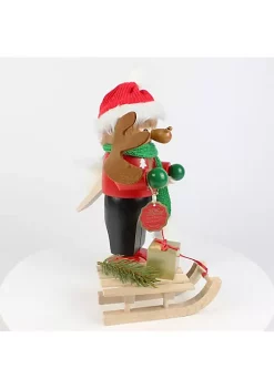 Steinbach Wooden Chubby Nutcracker, Rudolph with Sleigh, 10.5" 8 Steinbach Wooden Chubby Nutcracker, Rudolph with Sleigh, 10.5" -Dainty Home Discount Store Belk 984